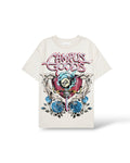 Campus 'Burning Heart' T-Shirt- Cream