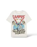 Campus 'Bone Collector' T-Shirt- Cream