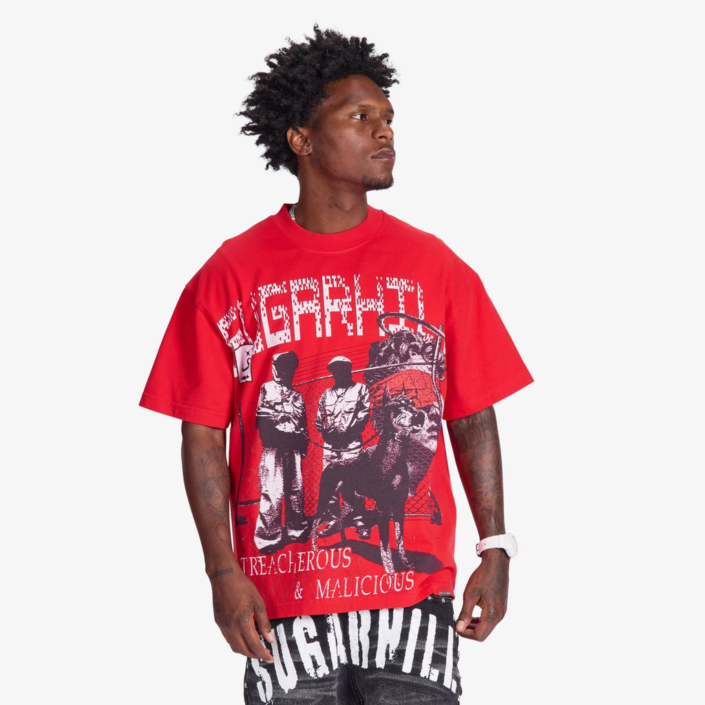 SugarHill  'Treacherous' T-Shirt- Red