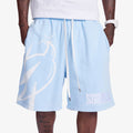 SugarHill 'Aspire' Terry Shorts- Washed Blue