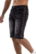 Kindred 'Studded' Denim Shorts- Black
