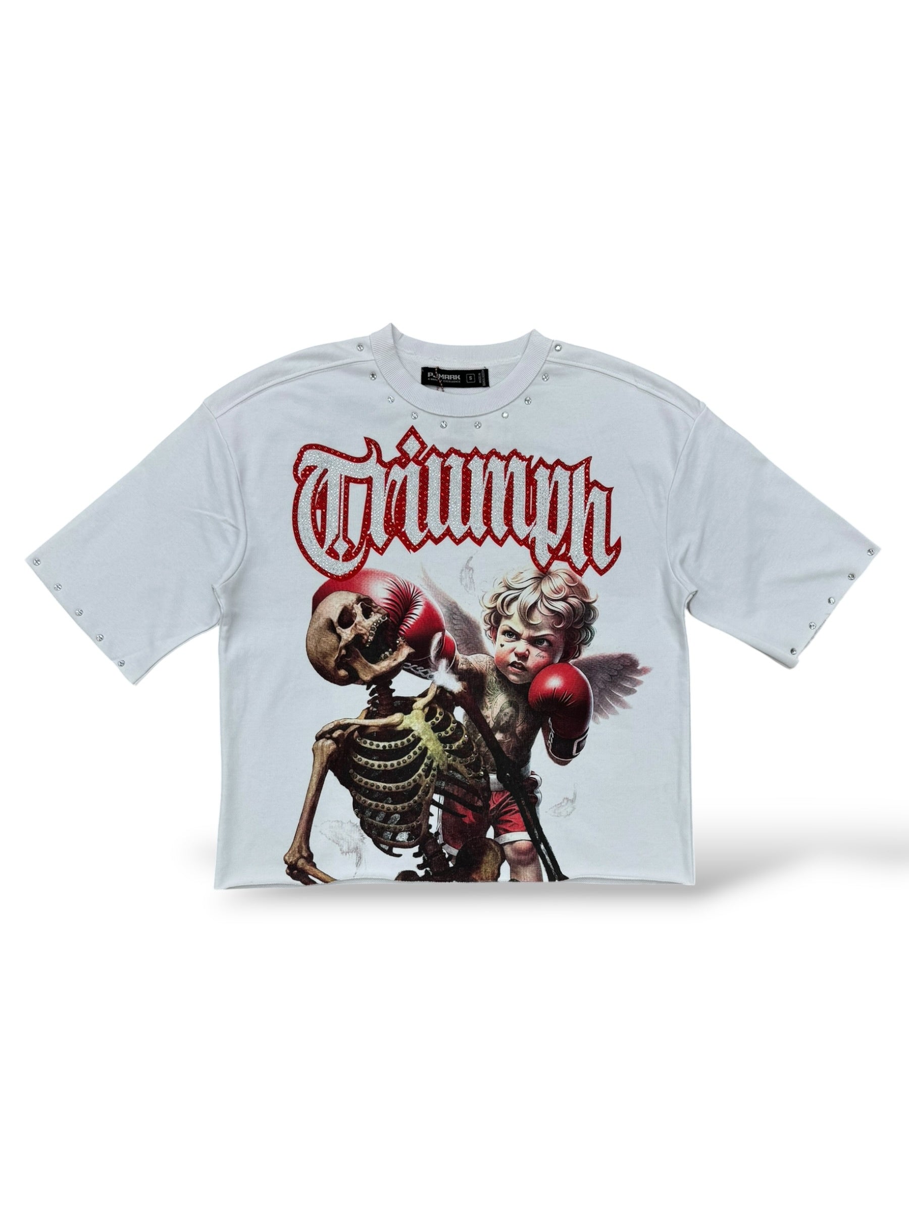 PJ Mark 'Boxing' T-Shirt- White