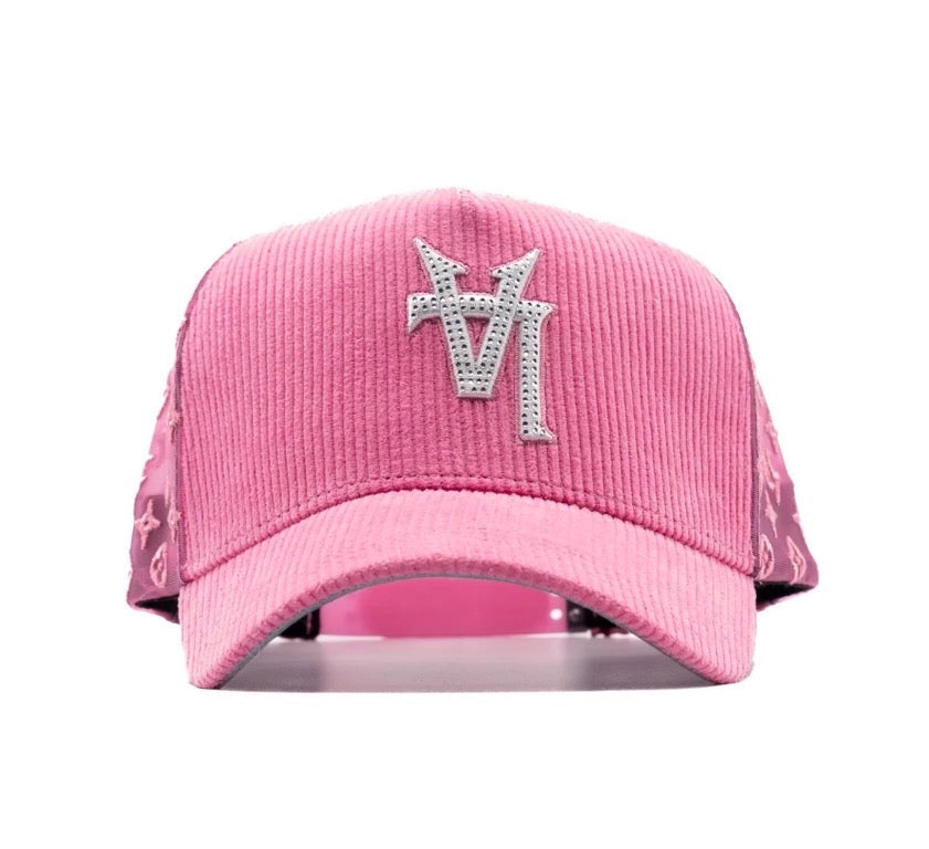 LS 'Upside Down LA' Hat- Pink
