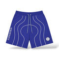 PM 'Reflective Piping' Nylon Shorts- Navy