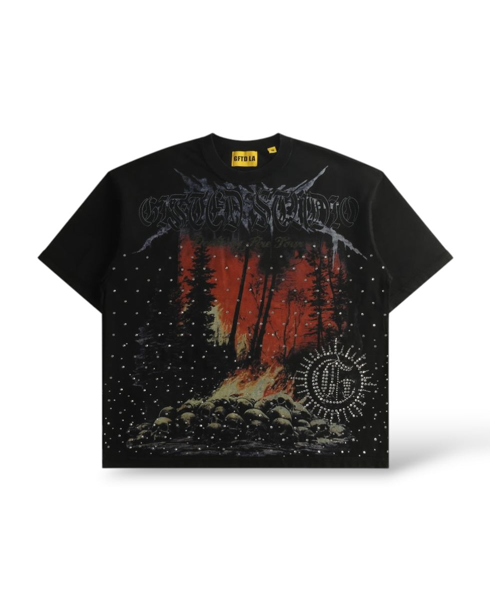 GFTD 'By Fire' T-Shirt- Black