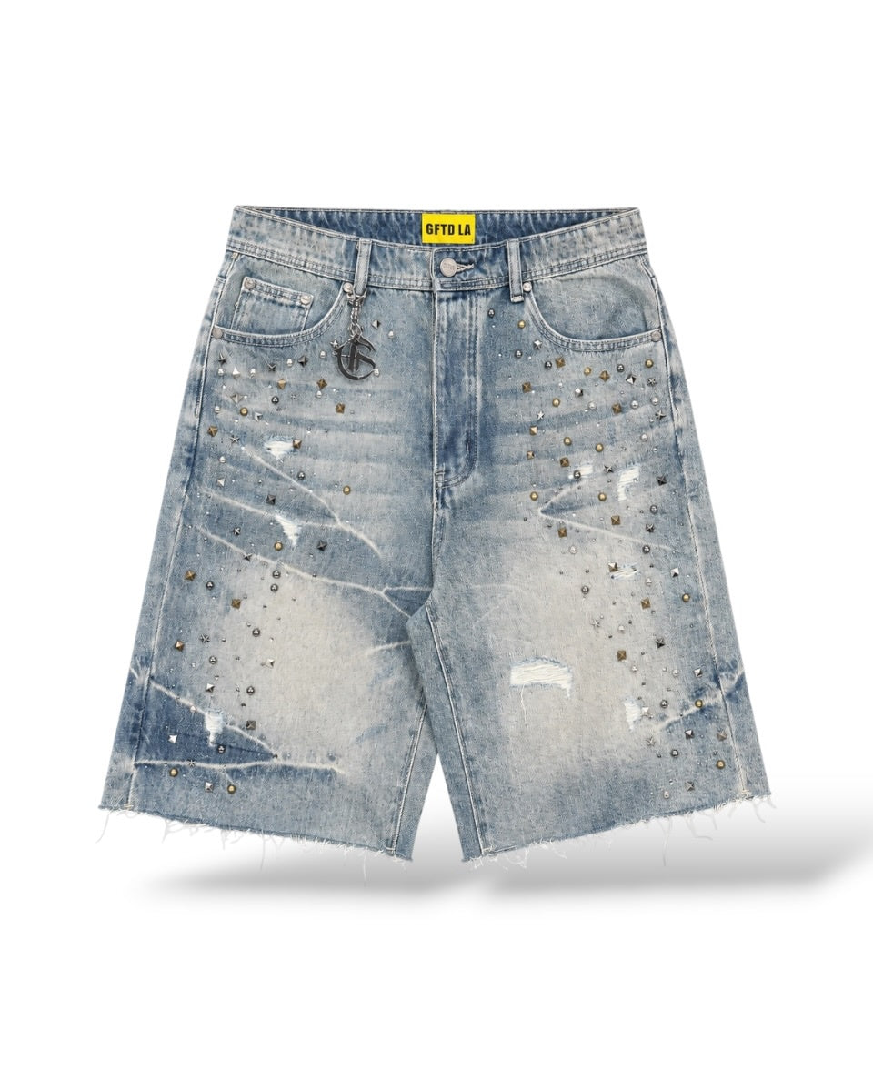GFTD 'Dreams' Jorts- Mid Wash