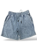 PJ Mark Washed Shorts- Lt Blue