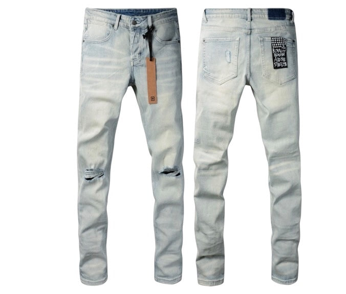 Ksubi 'Van Winkle' Skinny Jeans- Lt Blue