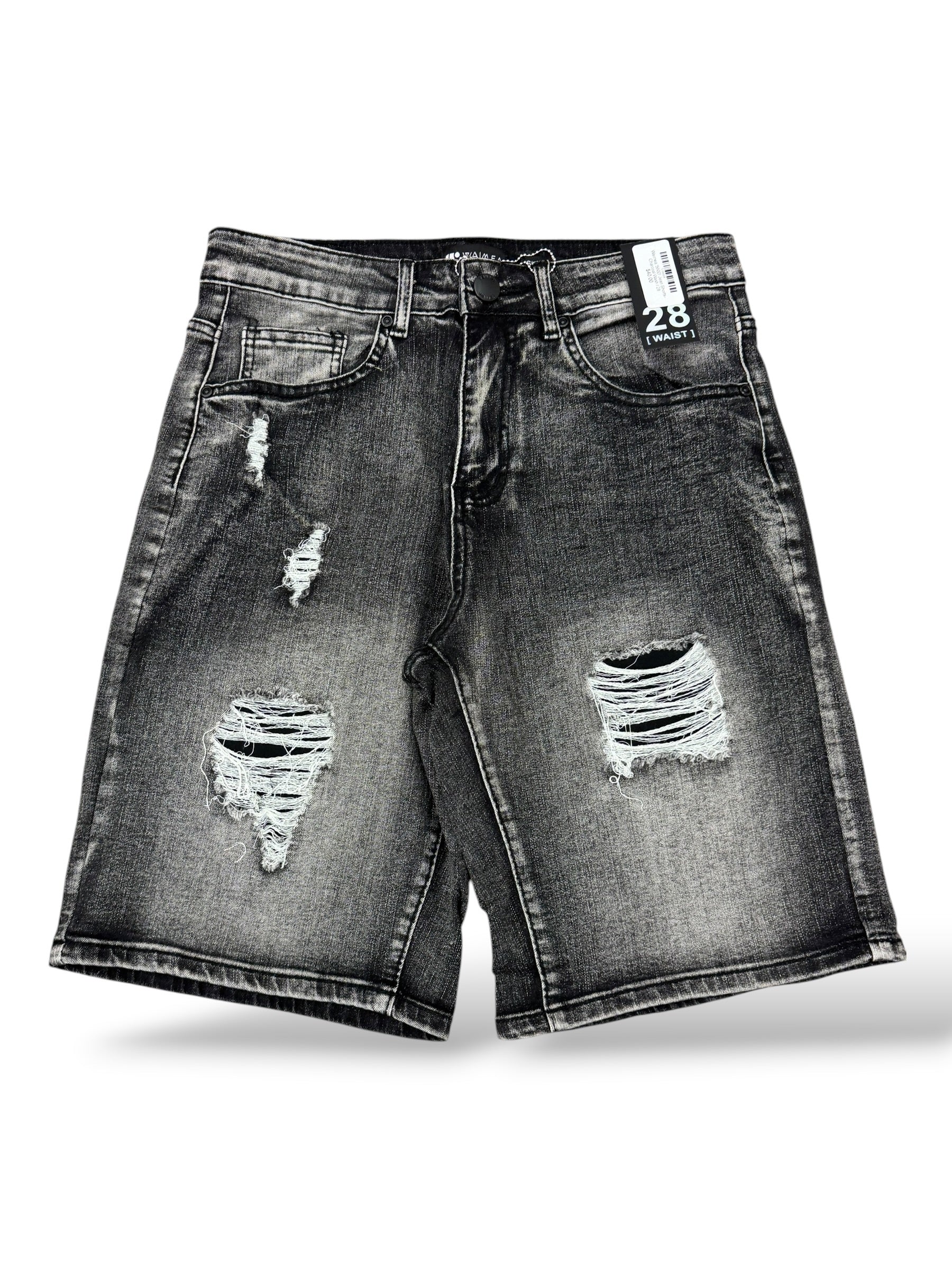 Waimea '560D' Jean Shorts- Charcoal Wash