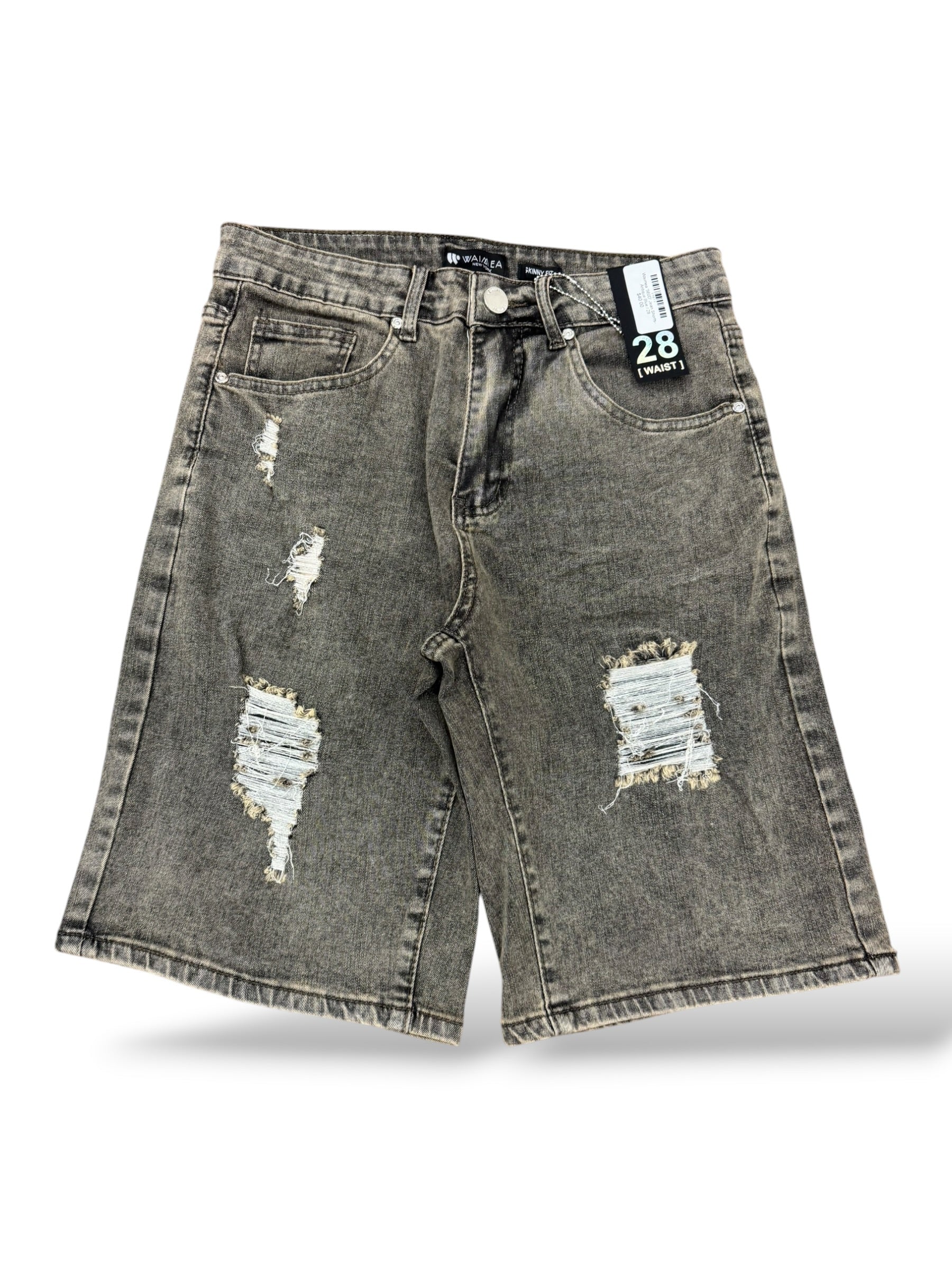 Waimea '560D' Jean Shorts- Antique Blue