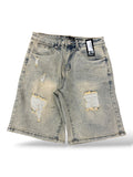 Waimea '560D' Jean Shorts- Grey Khaki Wash