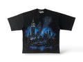 Wave 'Gotham' Oversized T-Shirt- Black