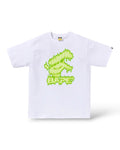 Bape 'Noisy Bape Logo' T-Shirt- White