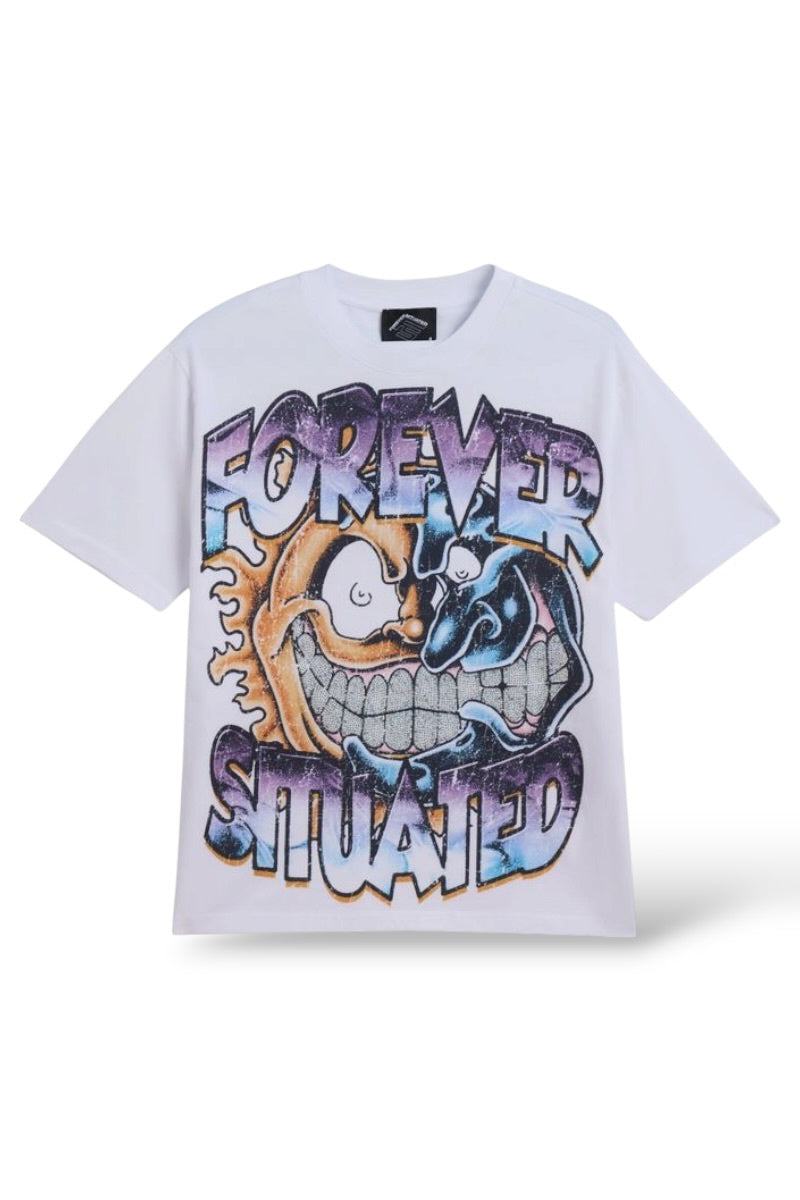 FS 'Sun Moon' T-Shirt- White
