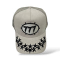 Hudson 'V1 Diamond 777' Suede Trucker Hat- Cream