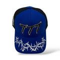 Hudson 'V2 Diamond 777' Suede Trucker Hat- Blue