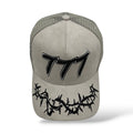 Hudson 'V2 Diamond 777' Suede Trucker Hat- Cream