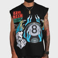 Genuine 'Aim High' Sleeveless Shirt- Black