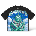 GodSpeed 'Empire Guardian' T-Shirt- Black Wash