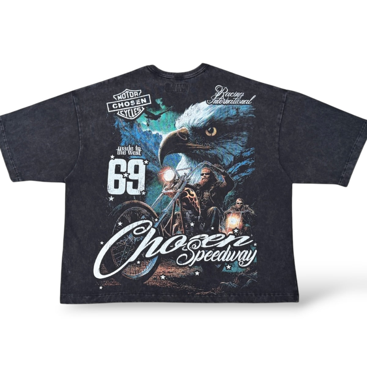 Chosen '6212' Oversized T-Shirt- Black