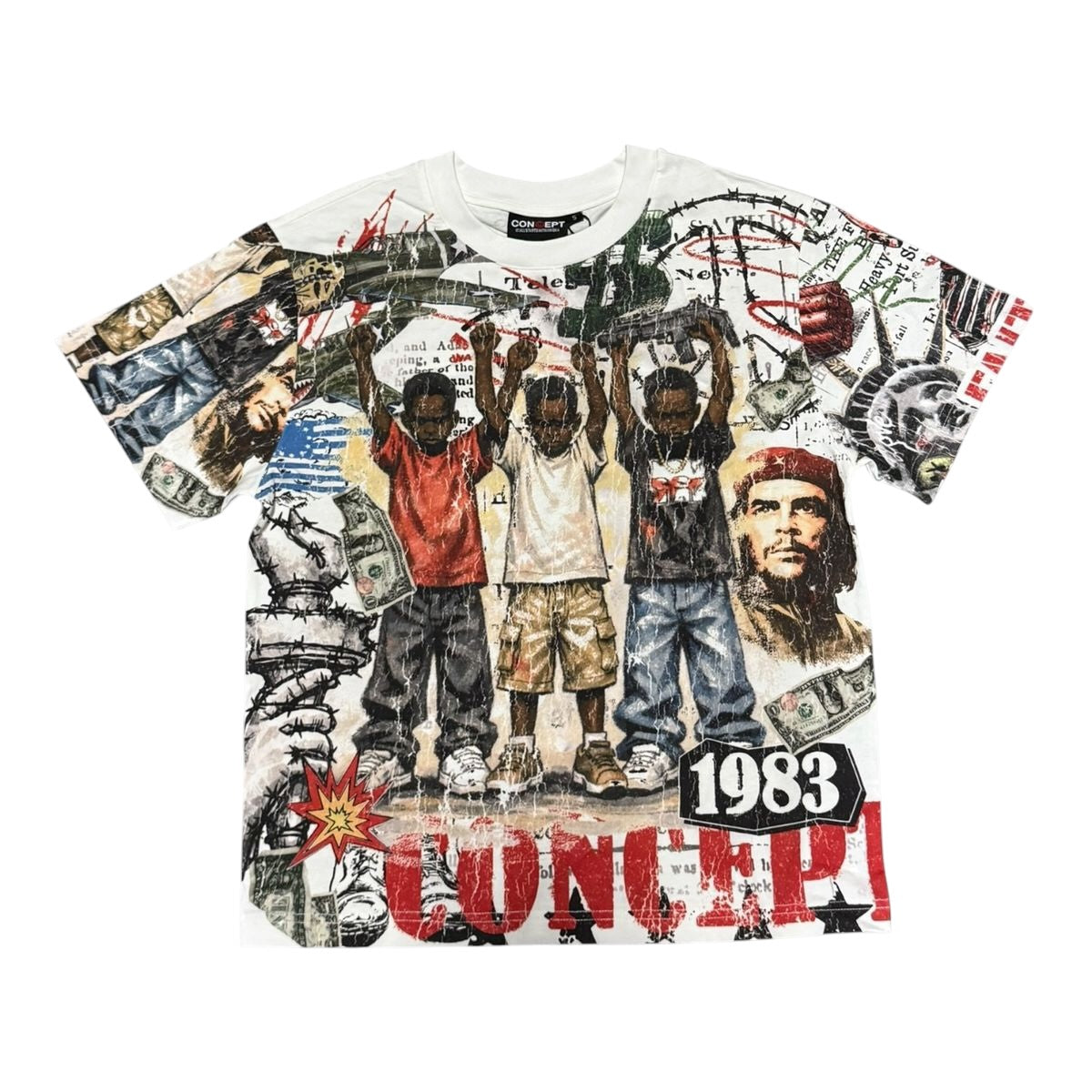 Concept 'Over Fear' T-Shirt- White