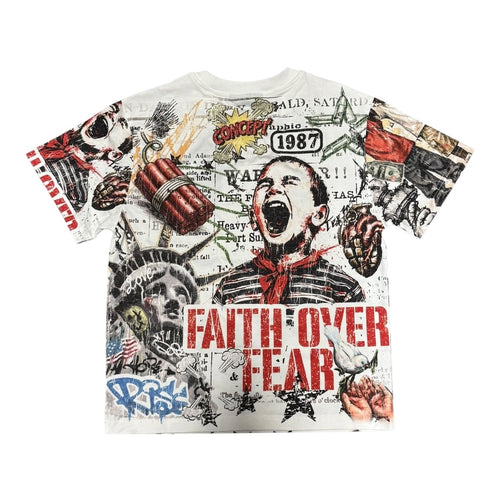 Concept 'Over Fear' T-Shirt- White