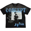 Concept 'Pain' T-Shirt- Black Wash
