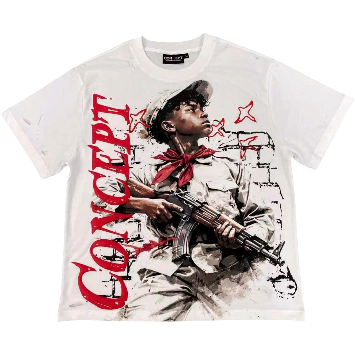 Concept 'Soldier' T-Shirt- White