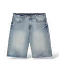 Reason '803' Baggy Denim Shorts- Blue