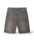 Reason '802' Baggy Denim Shorts- Washed Grey