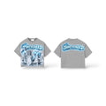 Shattered 'NYC On Fire' T-Shirt- Grey