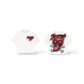 Shattered 'Rolling Hearts' T-Shirt- White
