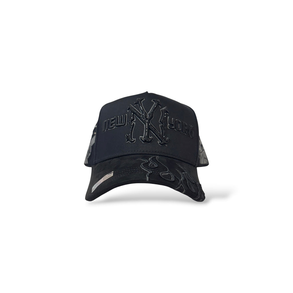 Caps'Fans  'NY Crystals' Hat- Black