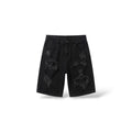 Midnight 'Distress' Shorts- Black