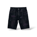 Midnight 'Batgate' Shorts- Black