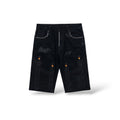 Midnight 'Lattice' Shorts- Black