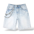 Melee 'Igloo' Denim Shorts-  Ice Wash