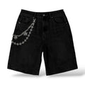 Melee  'Noctis' Denim Shorts- Jet Black