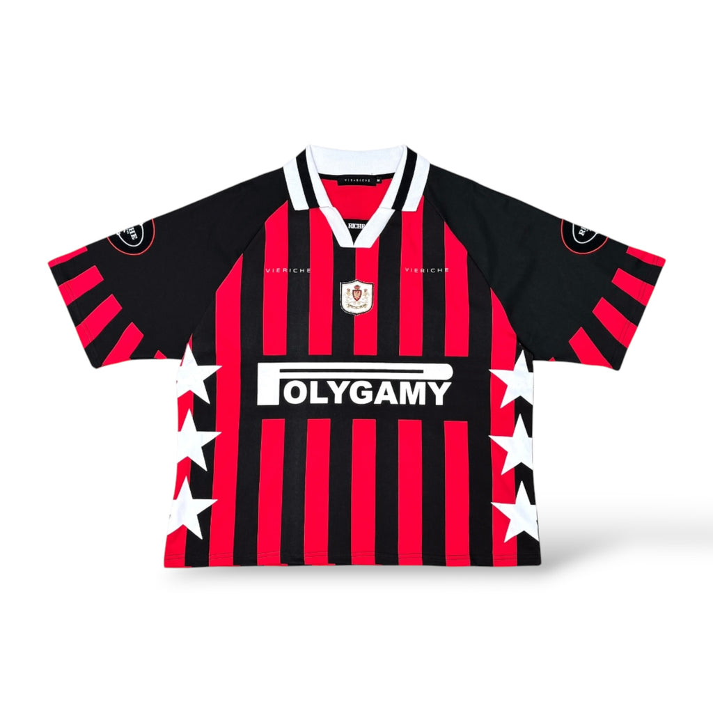 Vie Riche 'Adult Star' Jersey- Black/Red
