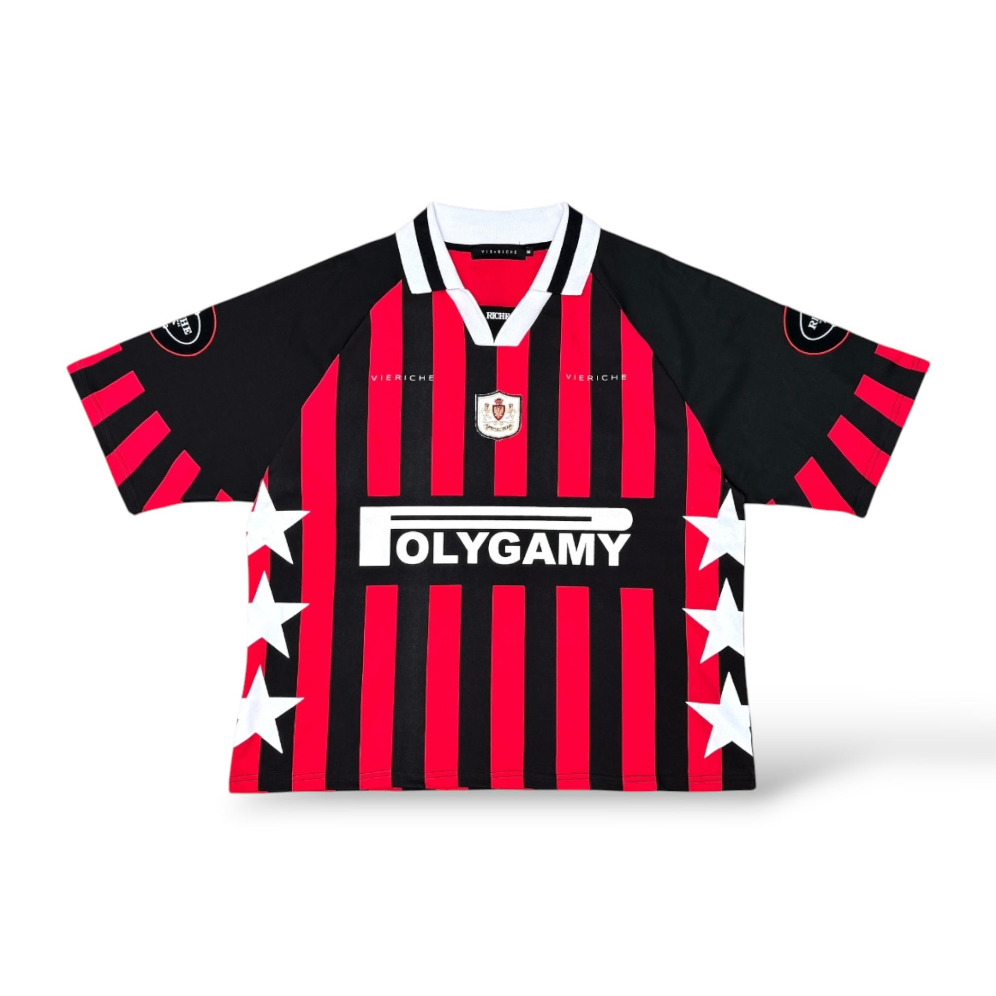 Vie Riche 'Adult Star' Jersey- Black/Red