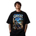 G West 'Good Life No Stress' T-Shirt- Black