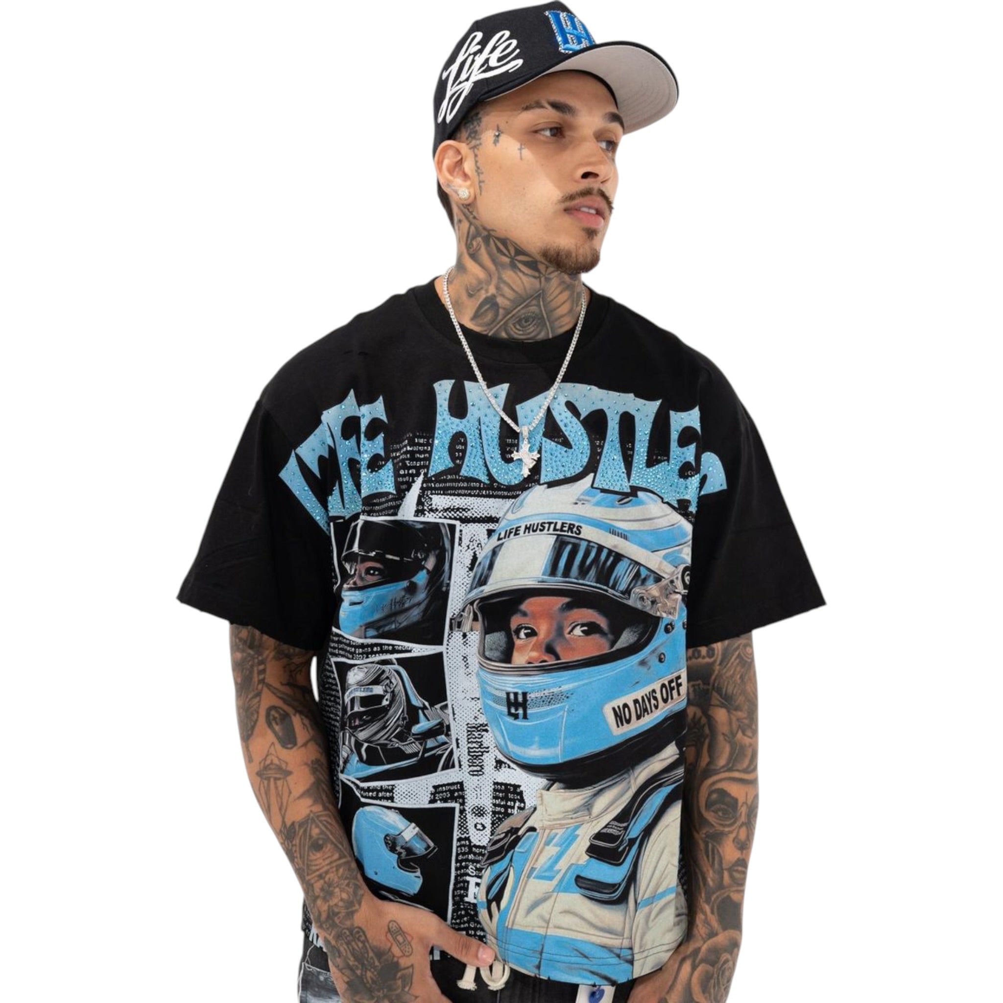LH 'Racing Kid' T-Shirt- Black