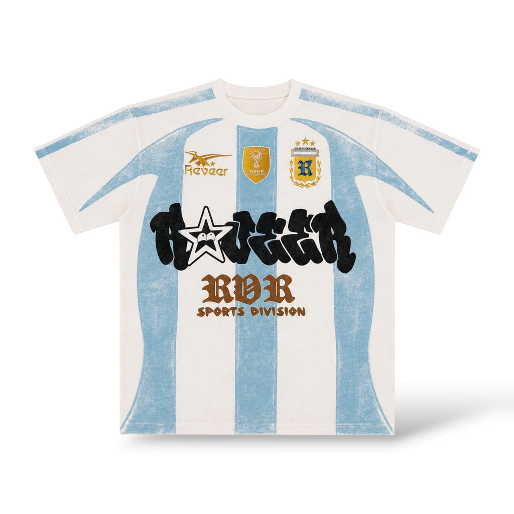 Reveer 'La Diez' Jersey- White/Blue
