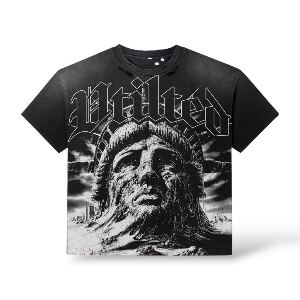Vtilted 'Liberty' T-Shirt- Black