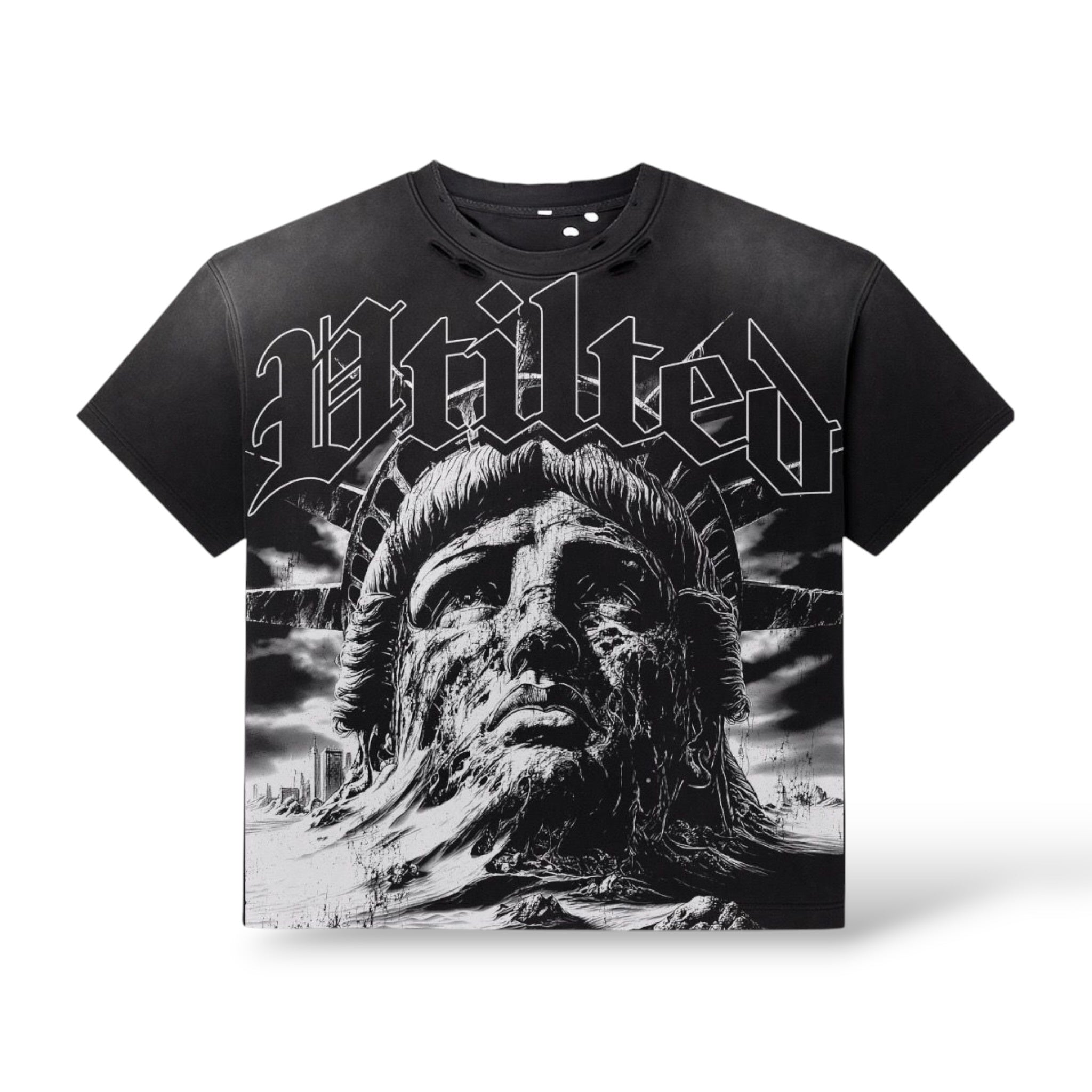 Vtilted 'Liberty' T-Shirt- Black