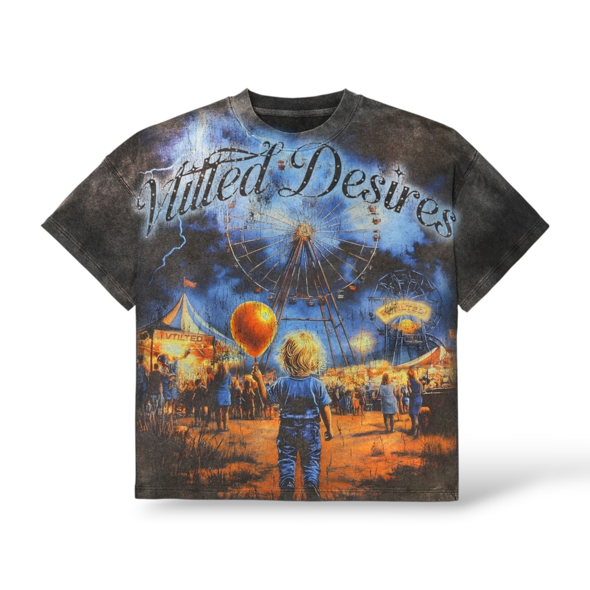 Vtilted 'Carnival' T-Shirt- Black