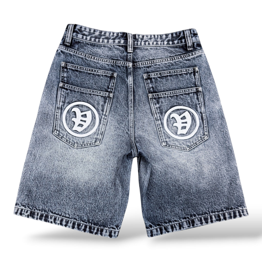 Vtilted 'Formula' Jorts- Blue