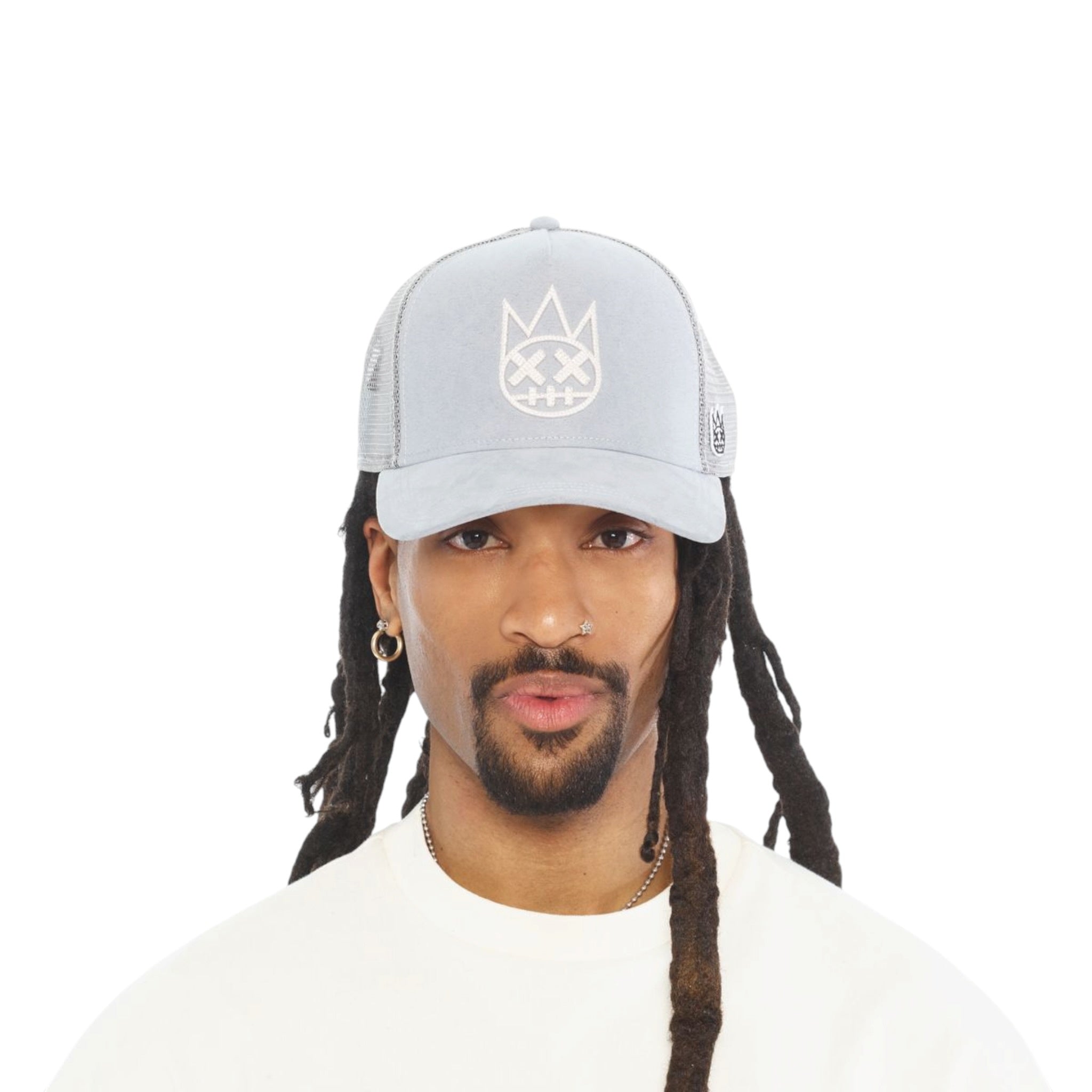 Cult 'Logo' Mesh Back Trucker Hat- Grey