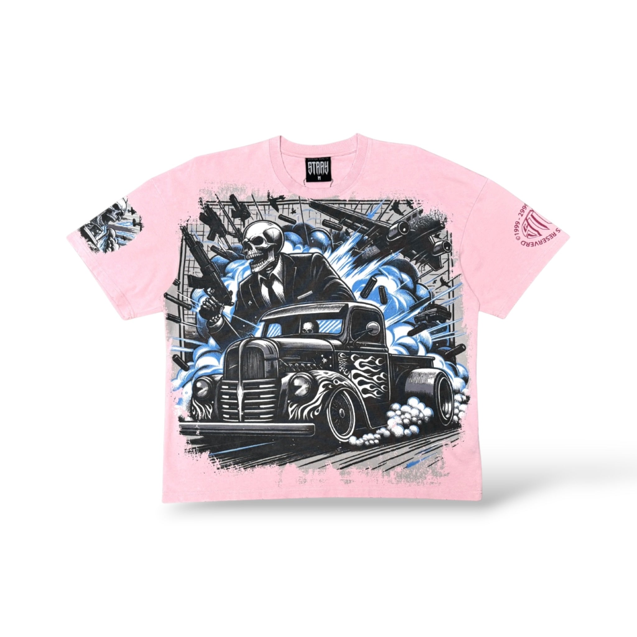Stray 'Getaway' T-Shirt- Dust Pink