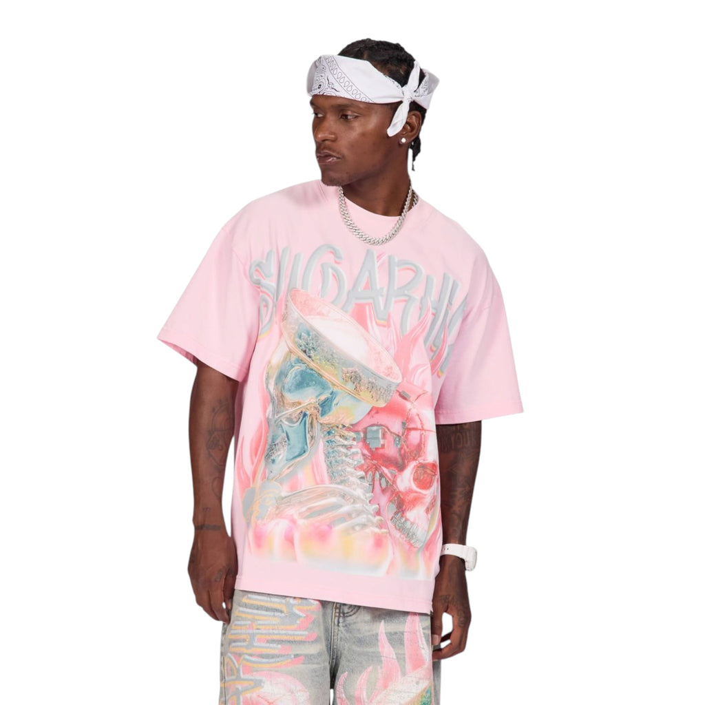 Sugarhill 'Heretic' T-Shirt- Pink